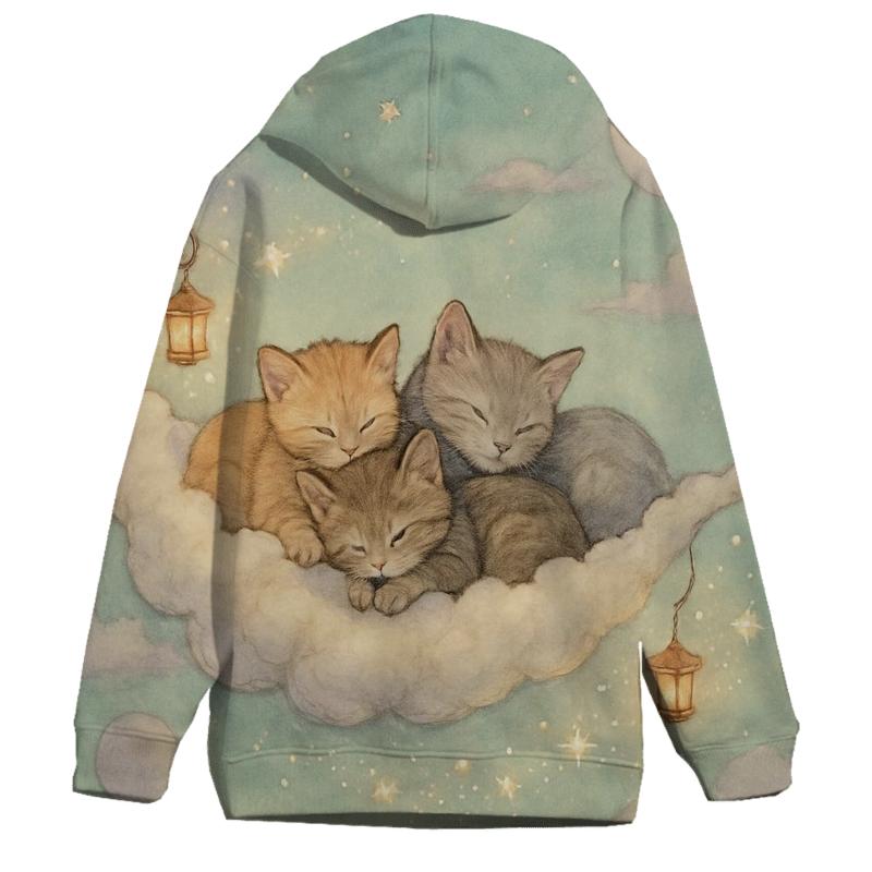 Cloudship Nap Kittens hoodie styles