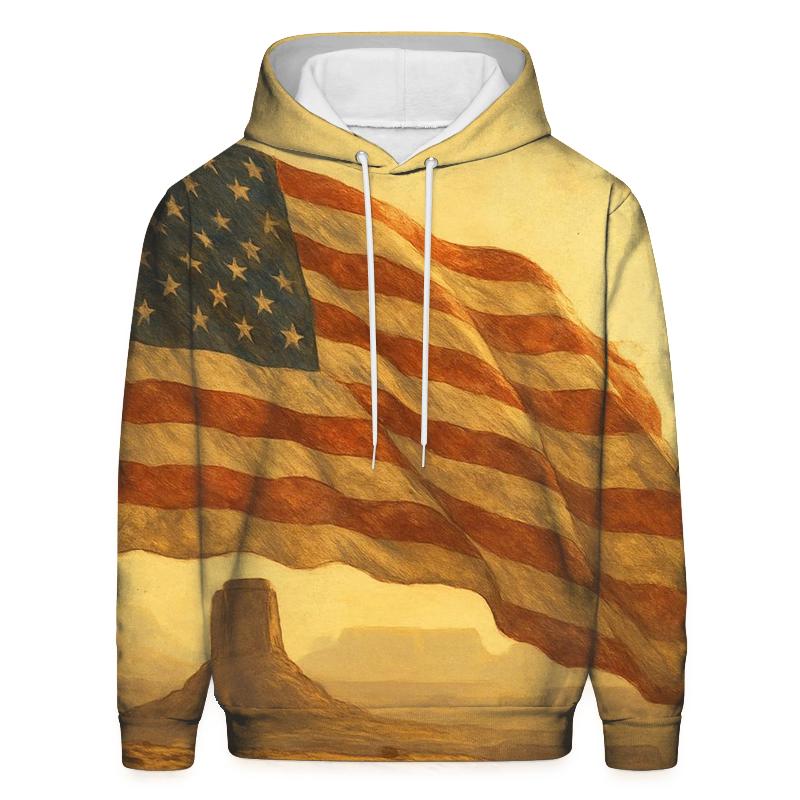 Desert Sentinel Banner designer hoodies