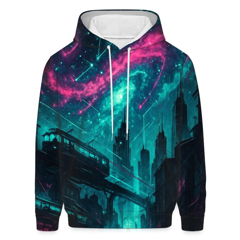 Starlight Graffiti Skyline premium hoodies