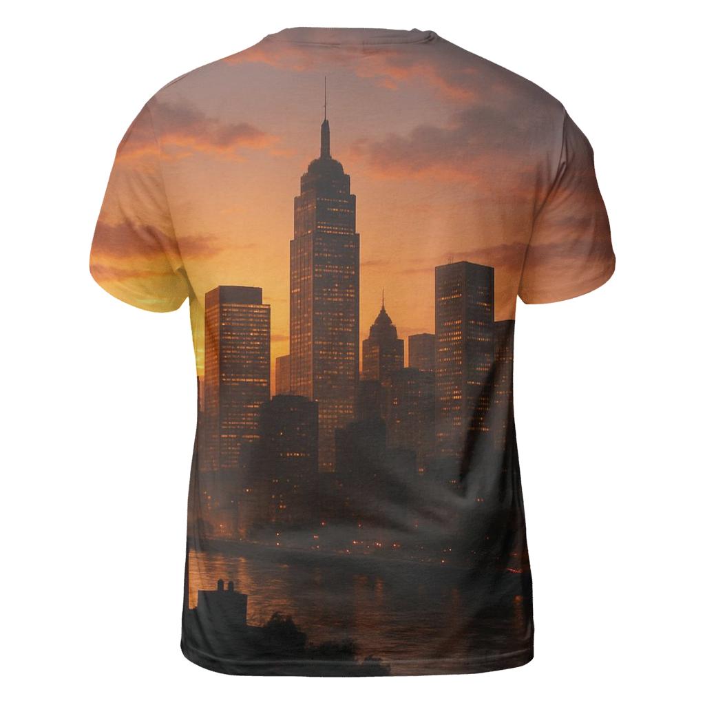 Amber City Afterglow custom all-over print shirts
