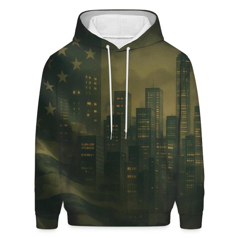 Camouflage Skyline Fusion hoodie designs
