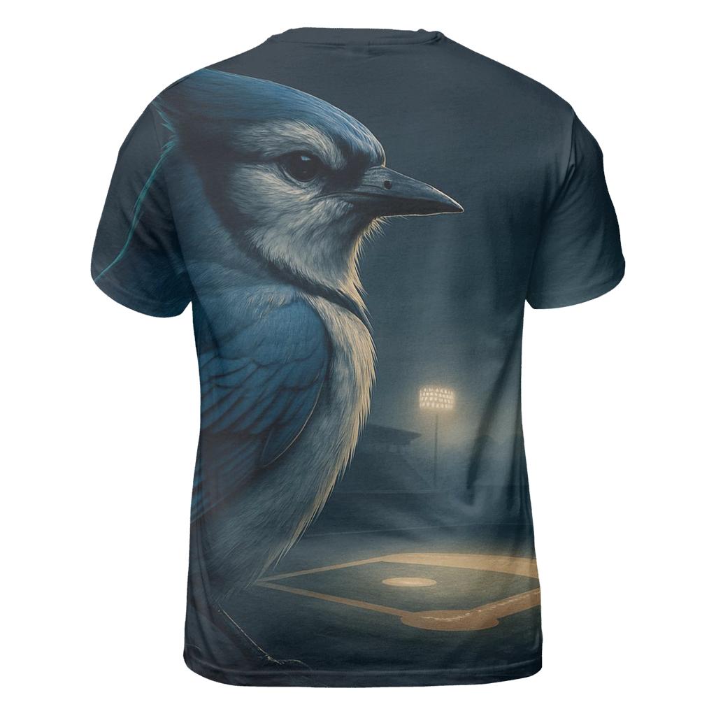 Blue Jays Night Sentinel artistic all-over print tops