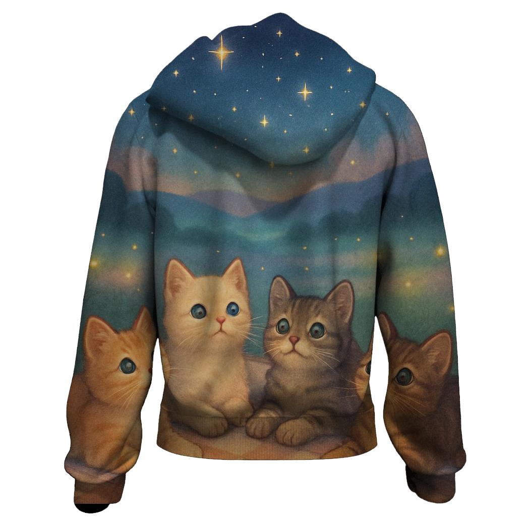 Stargazer Kittens Picnic hoodie styles
