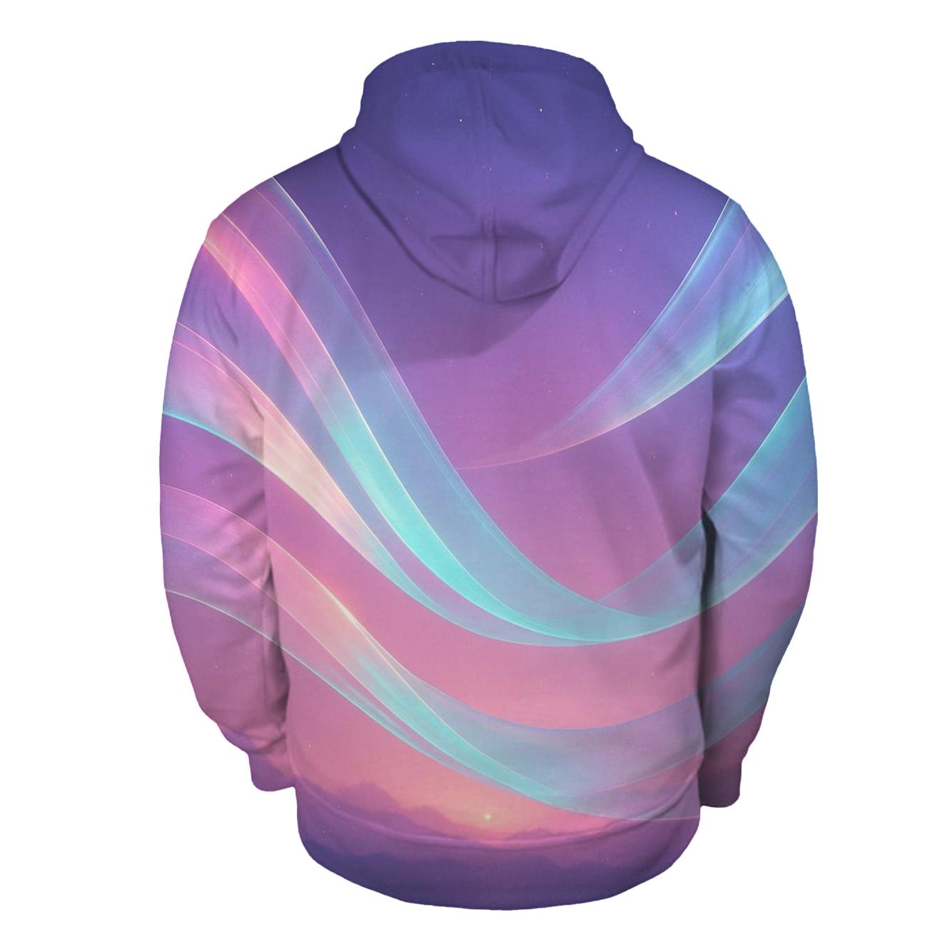Aurora Drift printed hoodies