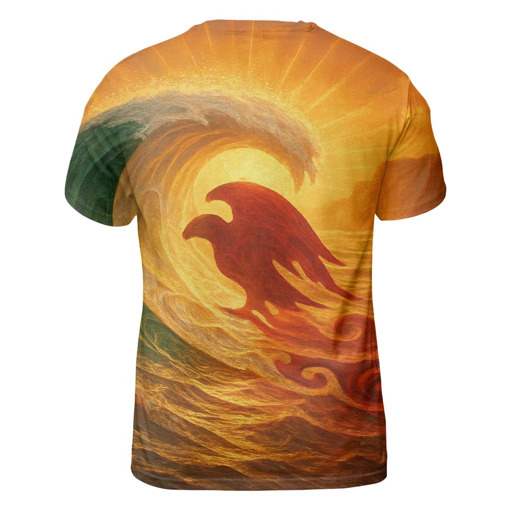 Aztec Tide artistic all-over print tops