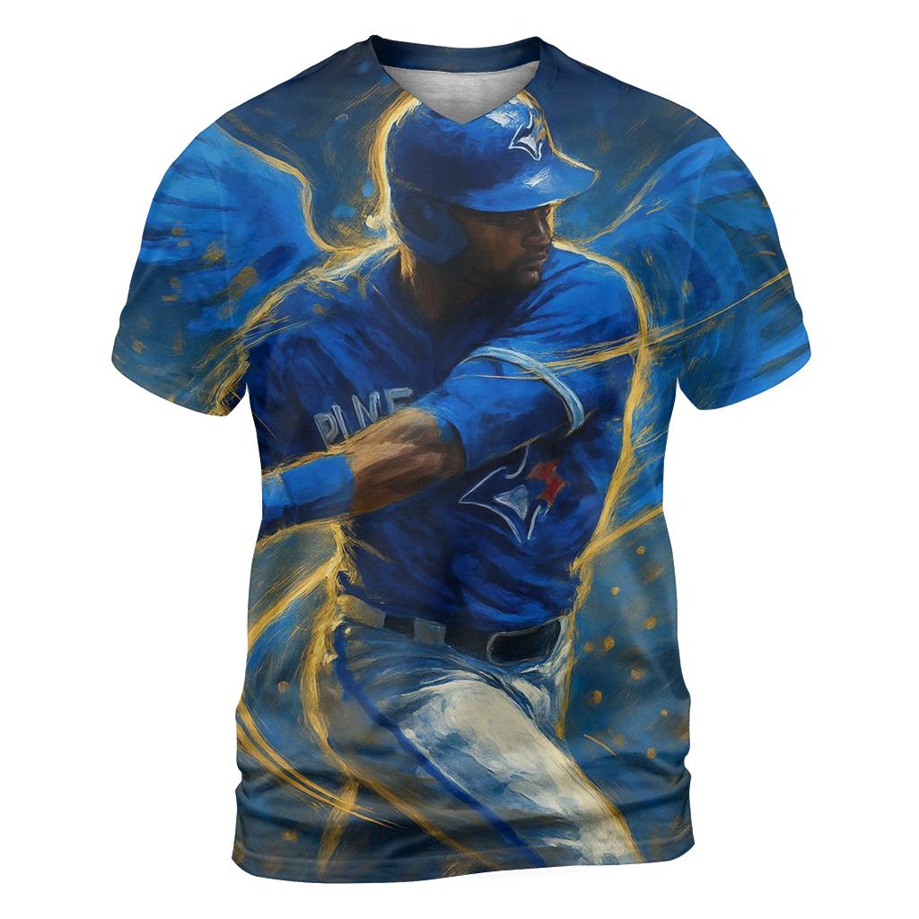 Champion Swing Blue Jays Compound unique graphic print tees