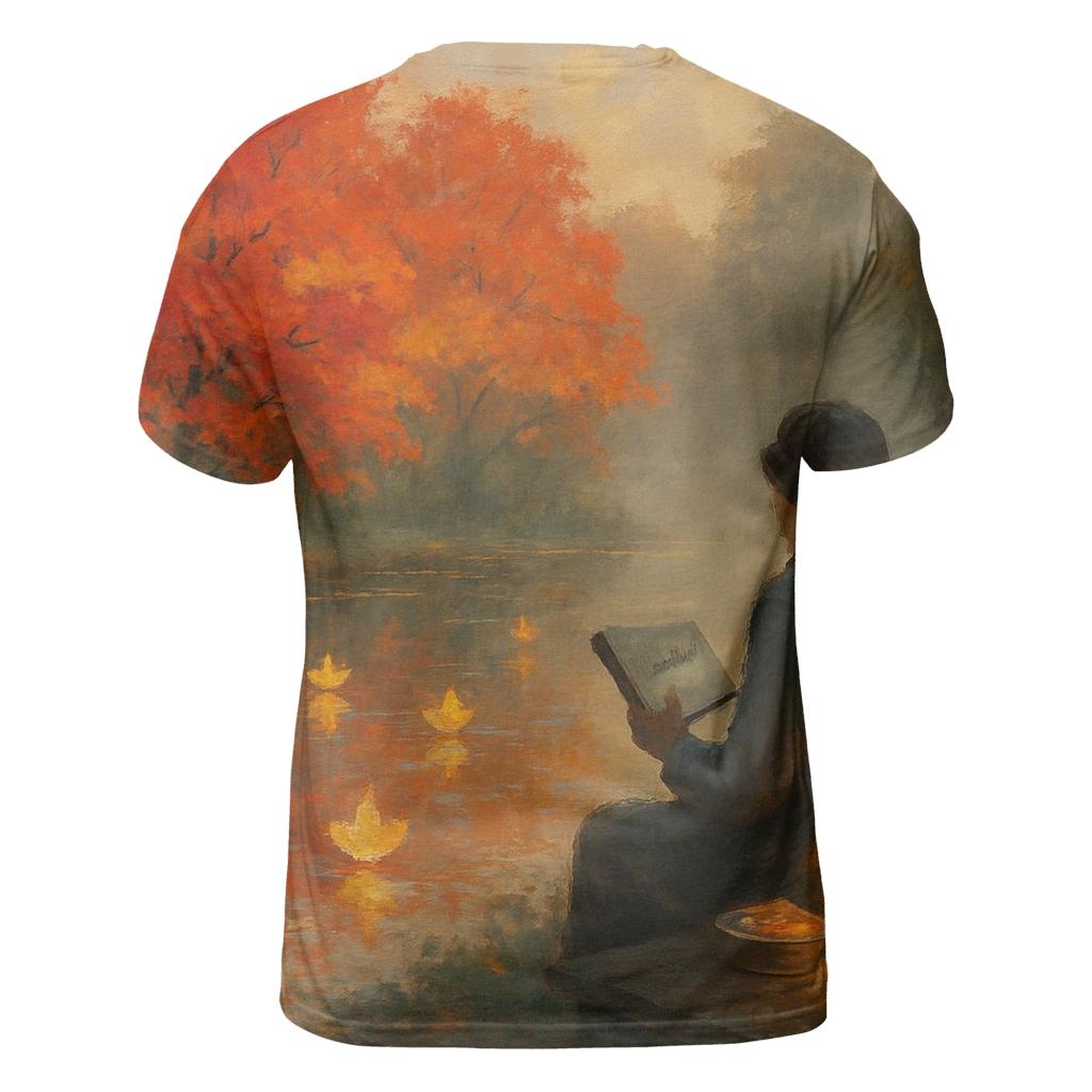 Maple Lantern Reflection statement graphic shirts