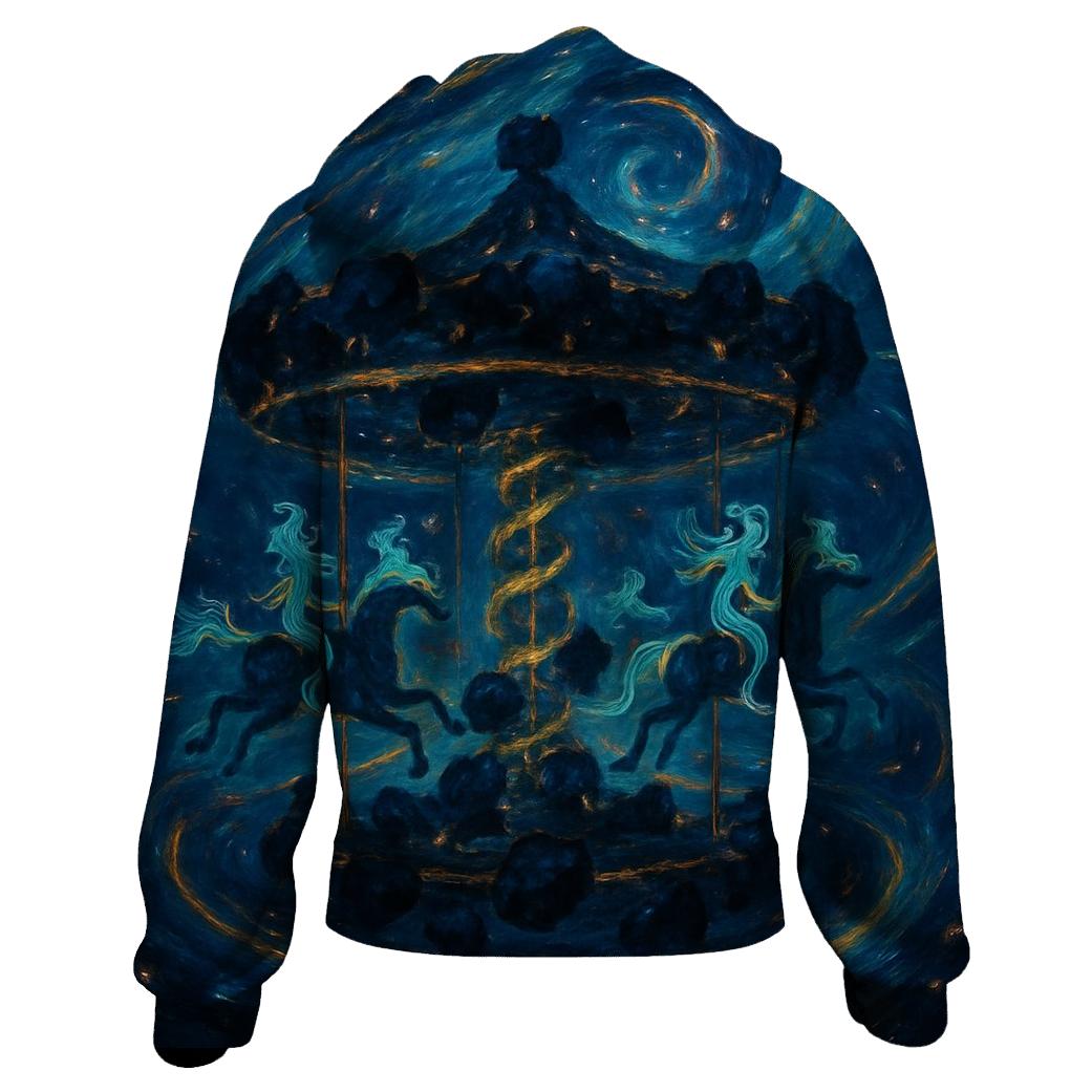 Fractured Orion Carousel graphic hoodies