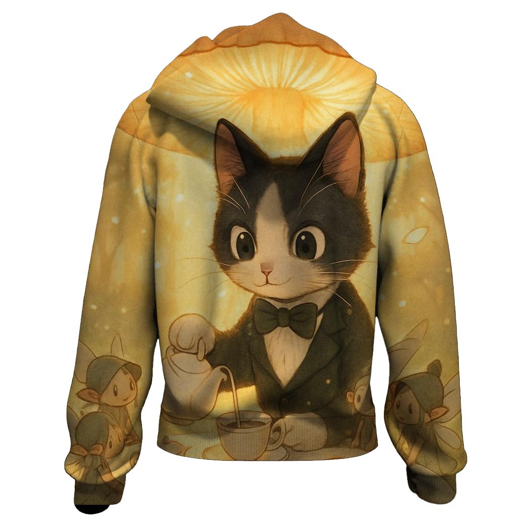 Tea Party Tuxedo lightweight hoodies