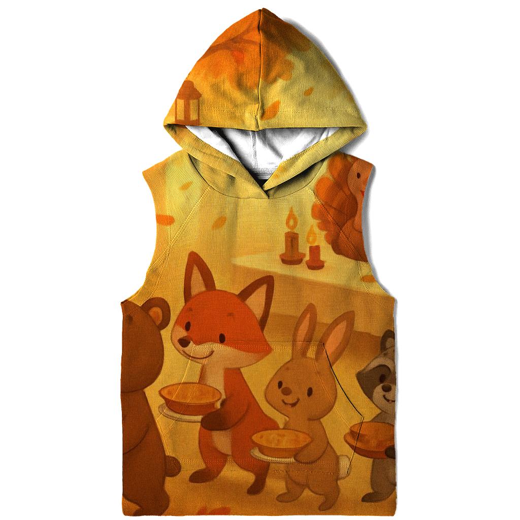 Woodland Feast Parade graphic hoodies