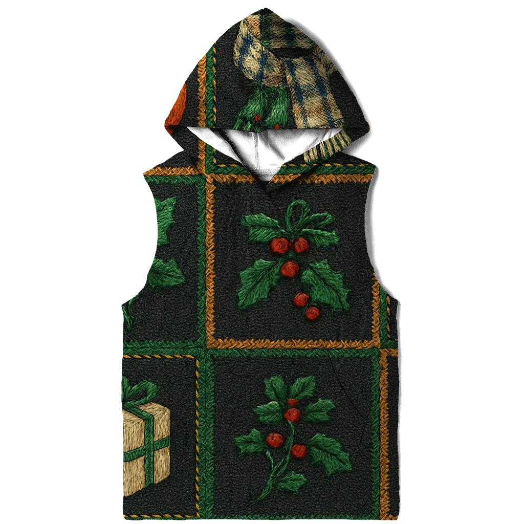 Patchwork Pumpkin Tile On Charcoal Background custom hoodies