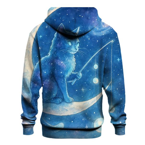 Cosmic Fisher Cat graphic hoodies
