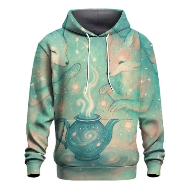 Cosmic Tea Ceremony printed hoodies