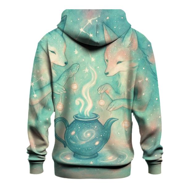Cosmic Tea Ceremony printed hoodies