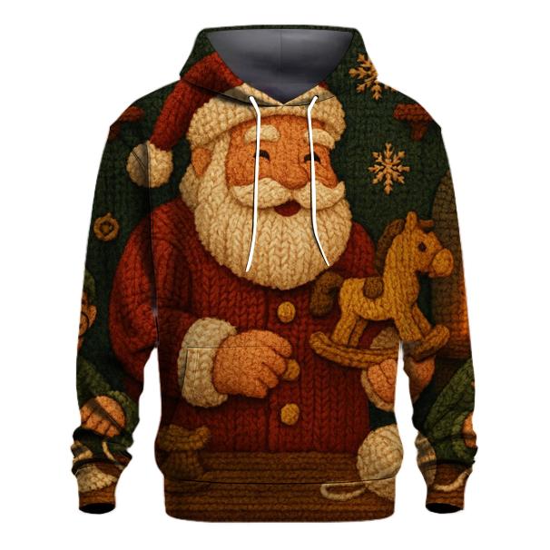 Knitted Workshop Panorama graphic hoodies