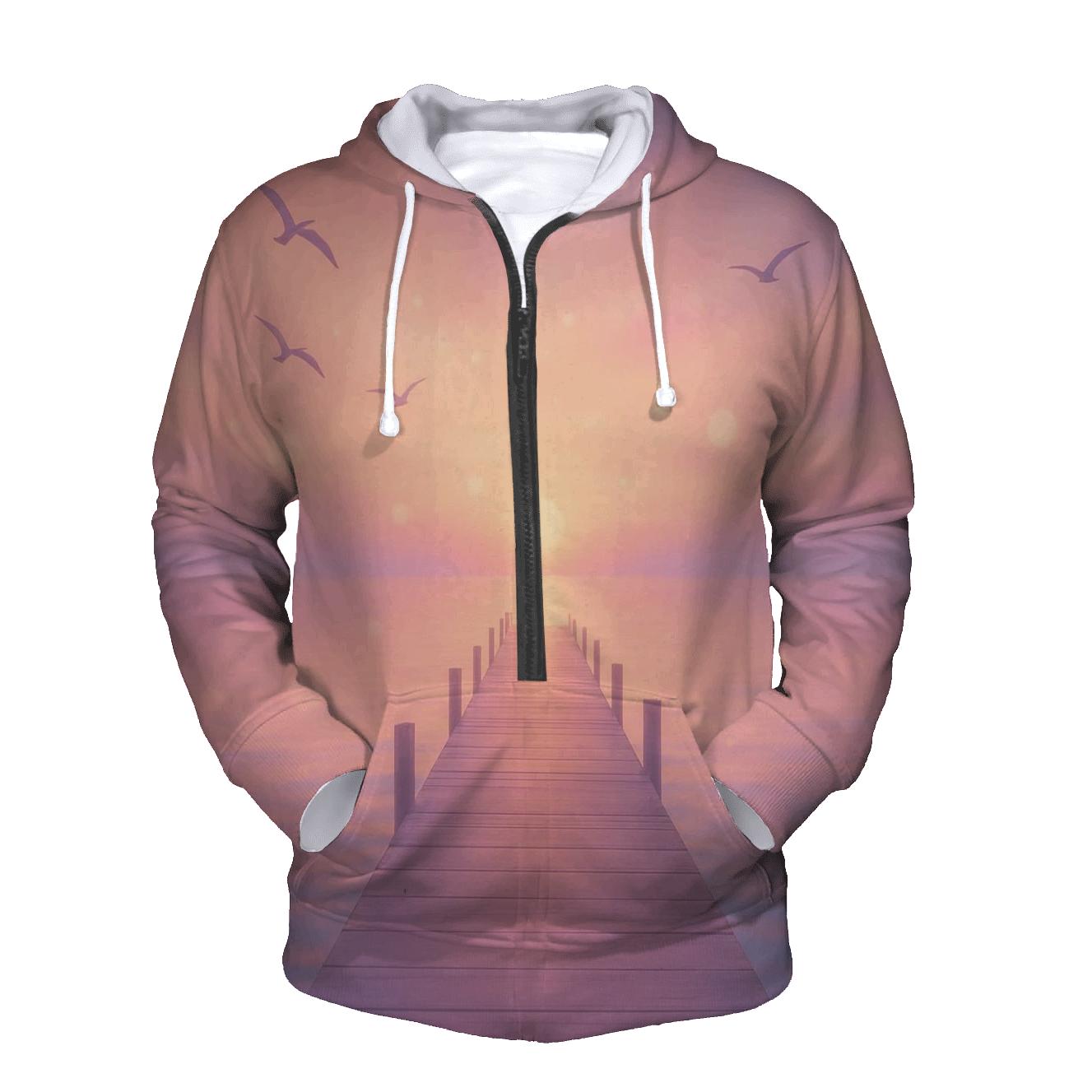 Lavender Pier Noonfall lightweight hoodies