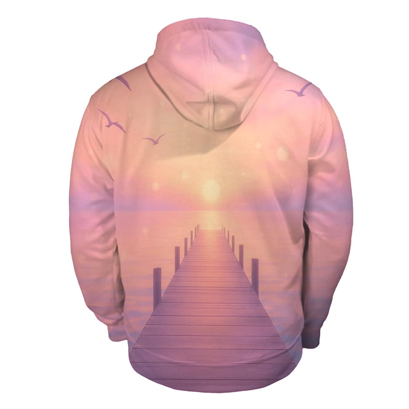 Lavender Pier Noonfall lightweight hoodies