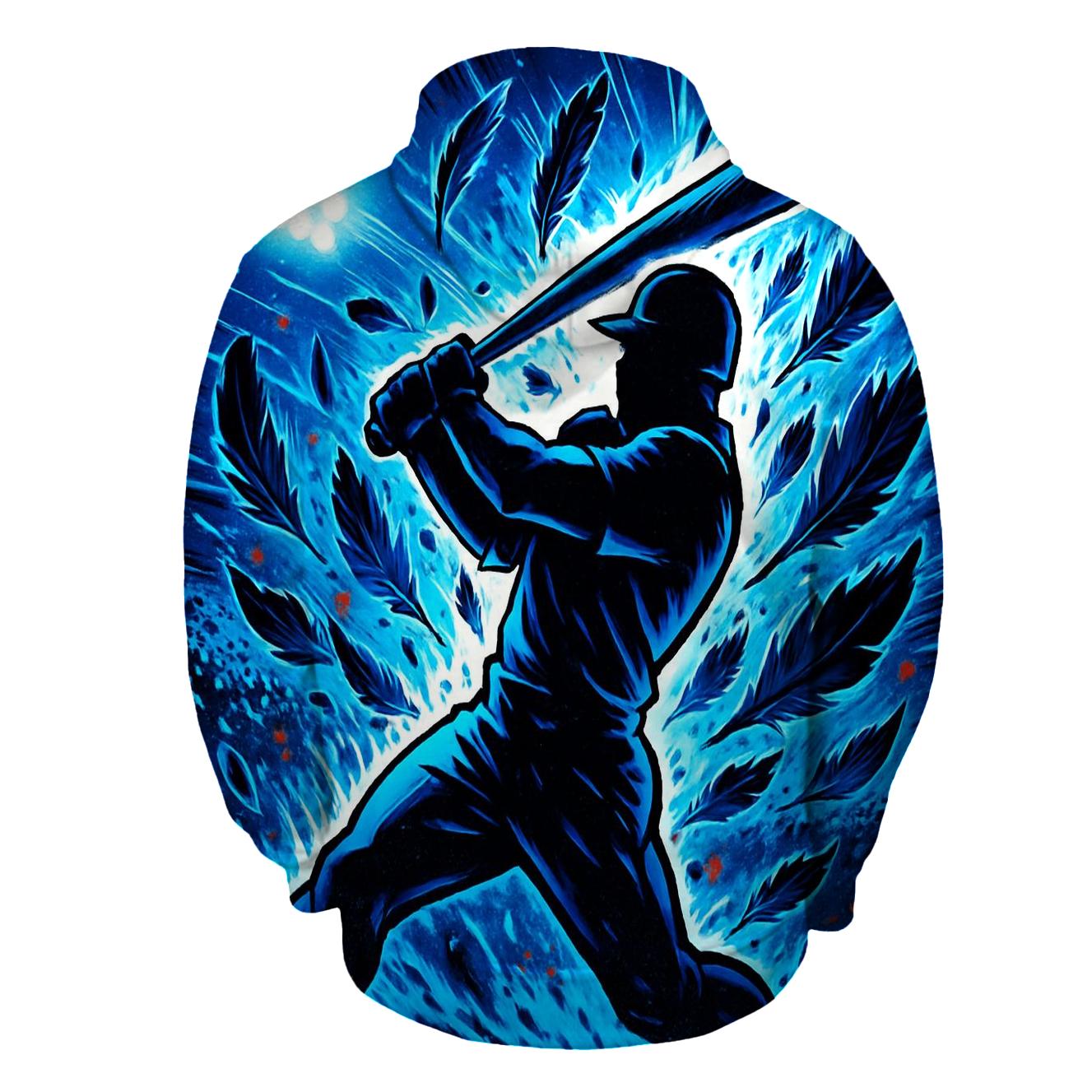 Heroic Batter With Blue Jays Edge designer hoodies