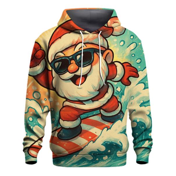 Comic Claus Surf Patrol zip-up hoodies