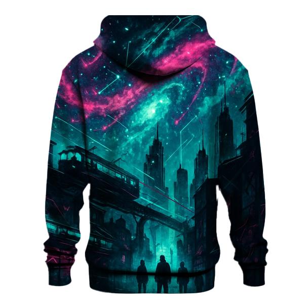 Starlight Graffiti Skyline embroidered hoodies