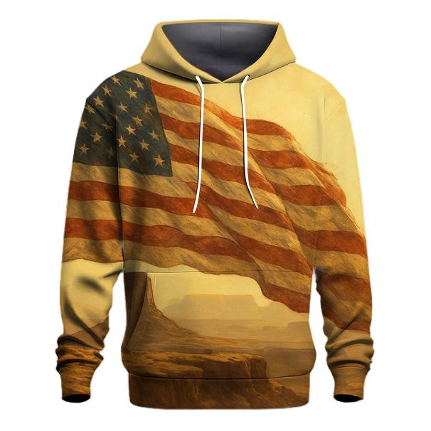 Desert Sentinel Banner heavyweight hoodies