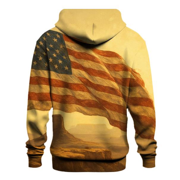 Desert Sentinel Banner heavyweight hoodies