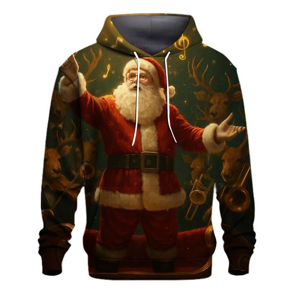 Gilded Reindeer Conductor designer hoodies
