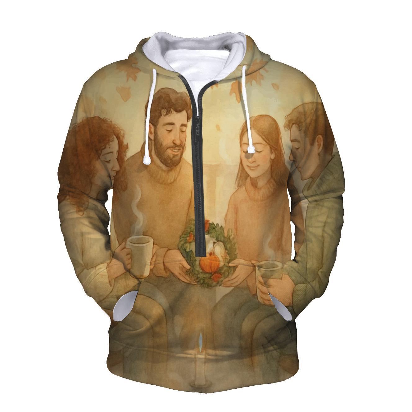 Porchlight Gratitude Circle lightweight hoodies