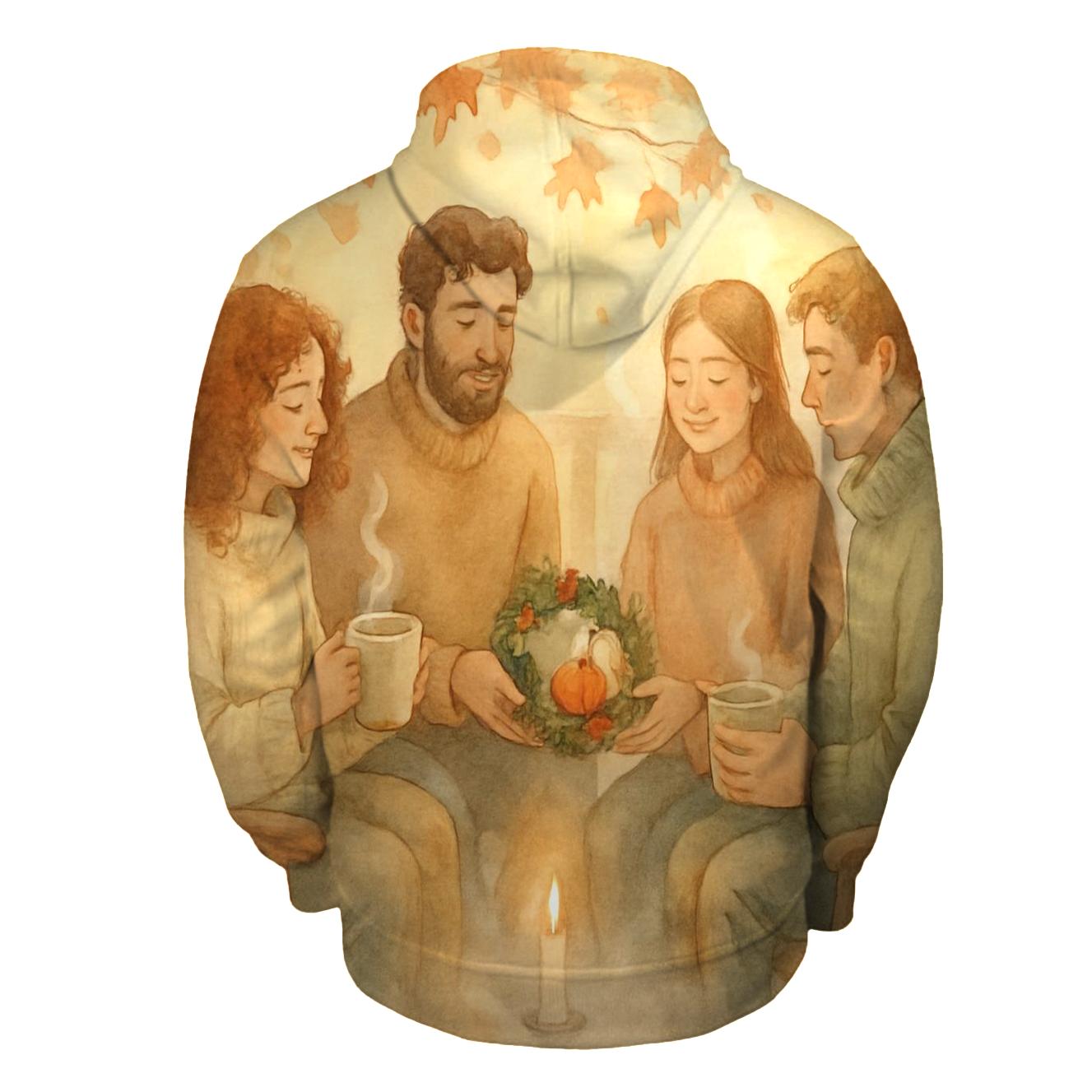 Porchlight Gratitude Circle lightweight hoodies