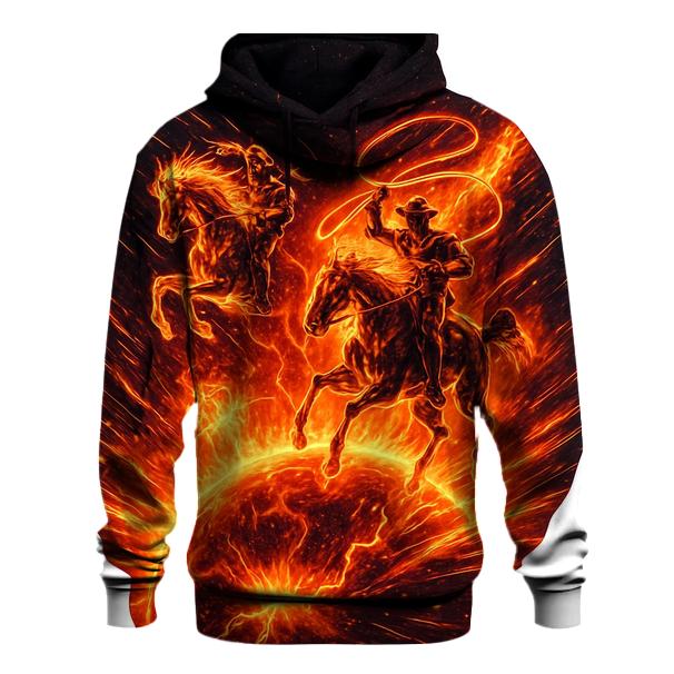 Solar Flare Rodeo premium hoodies