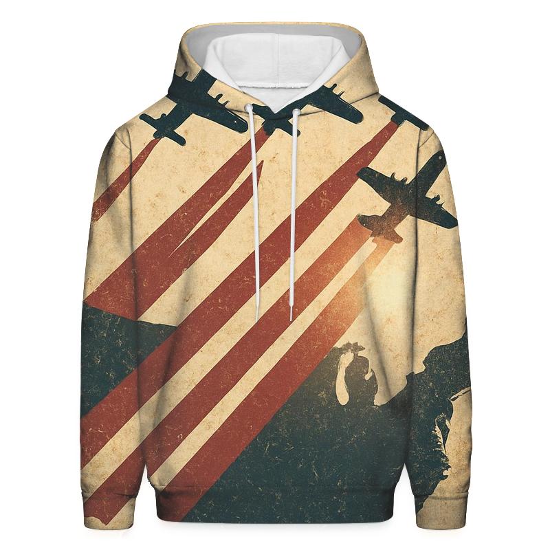 Honor Flight Formation premium hoodies