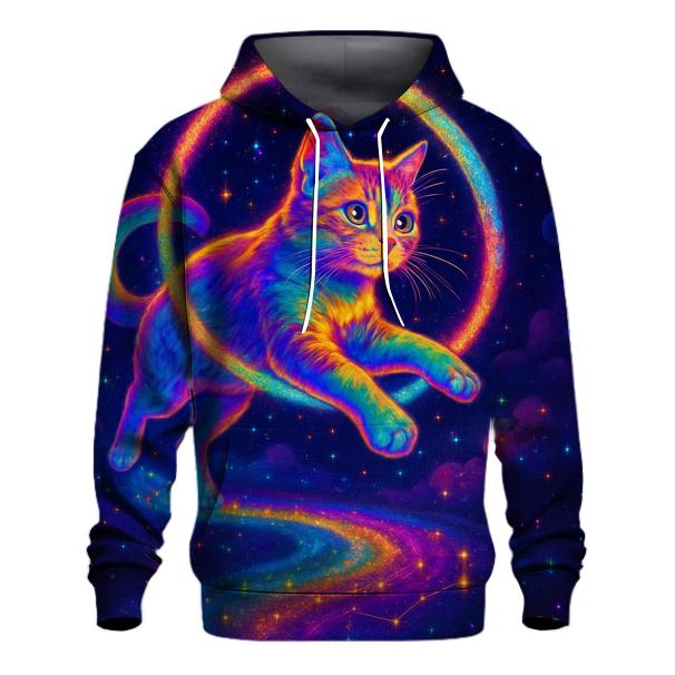Stardust Acrobat Cat pullover hoodies