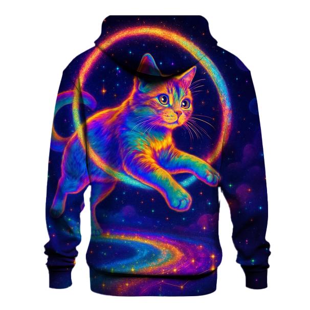 Stardust Acrobat Cat pullover hoodies