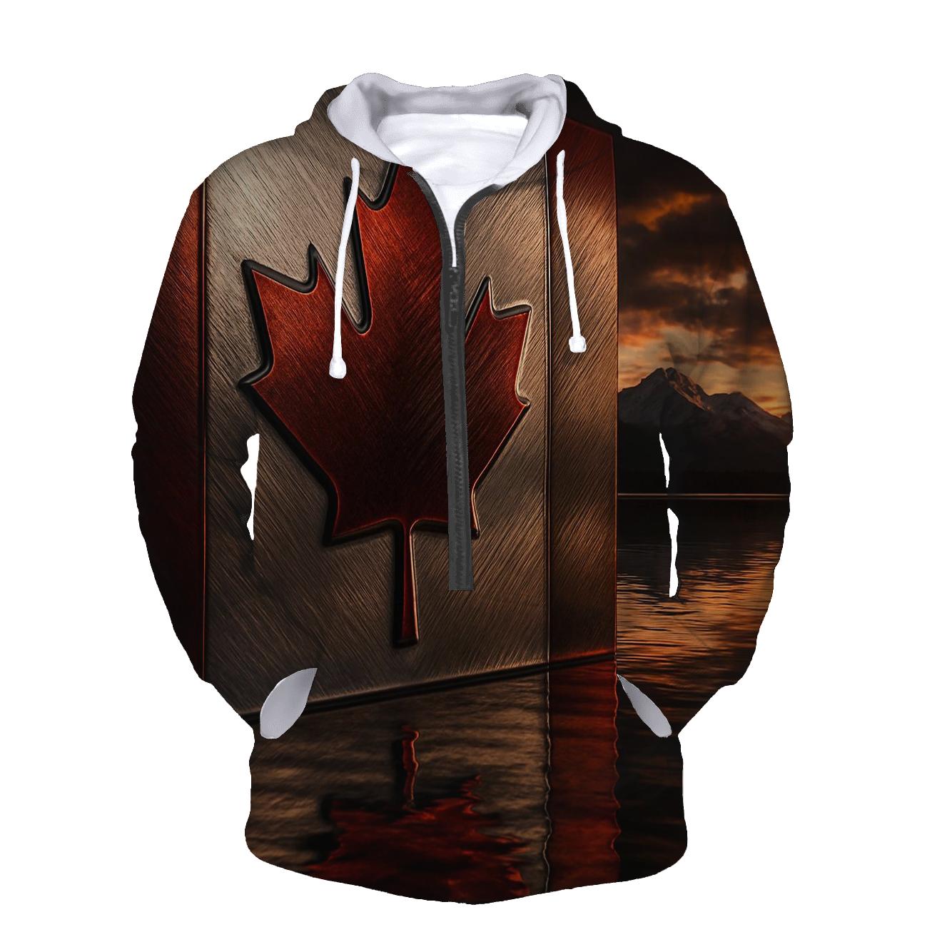 Maple Reflection pullover hoodies