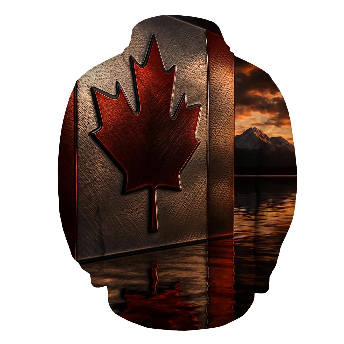 Maple Reflection pullover hoodies