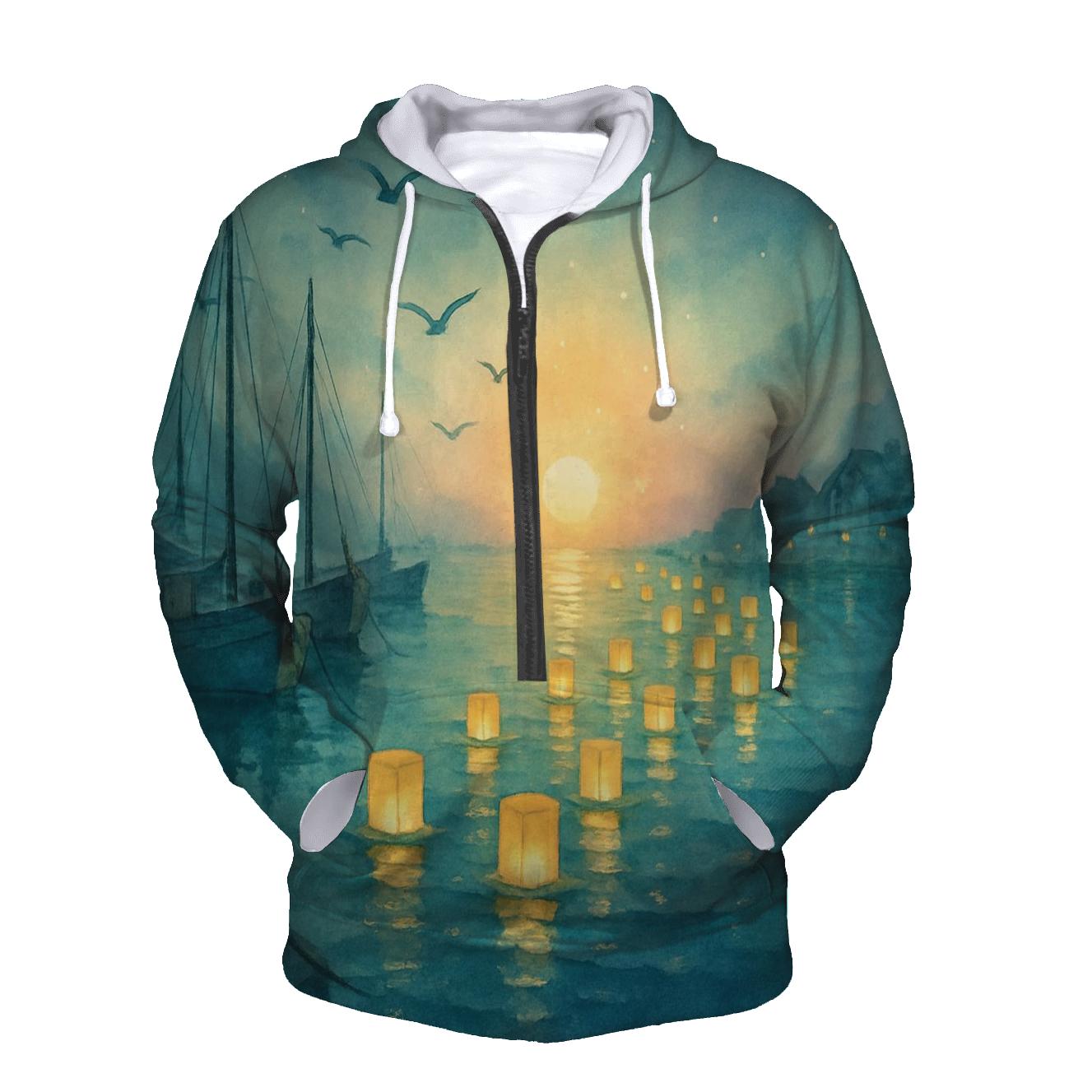 Mint Harbor Lanterns hoodie trends