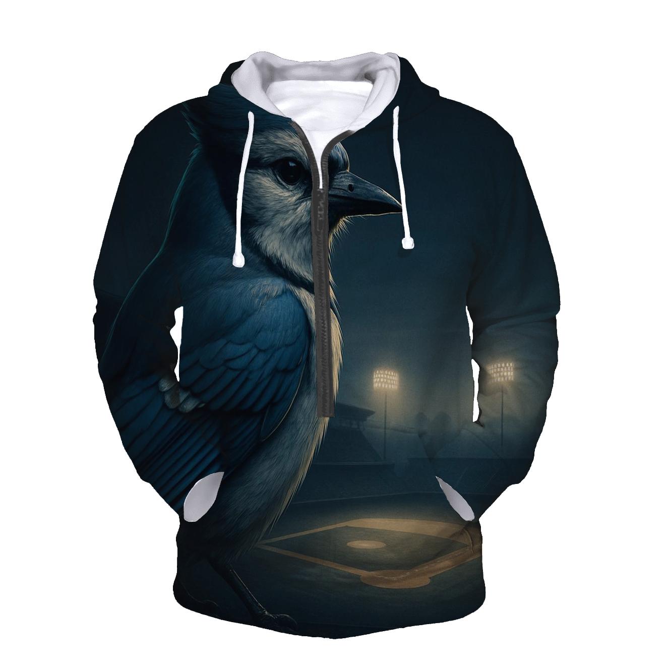 Blue Jays Night Sentinel printed hoodies
