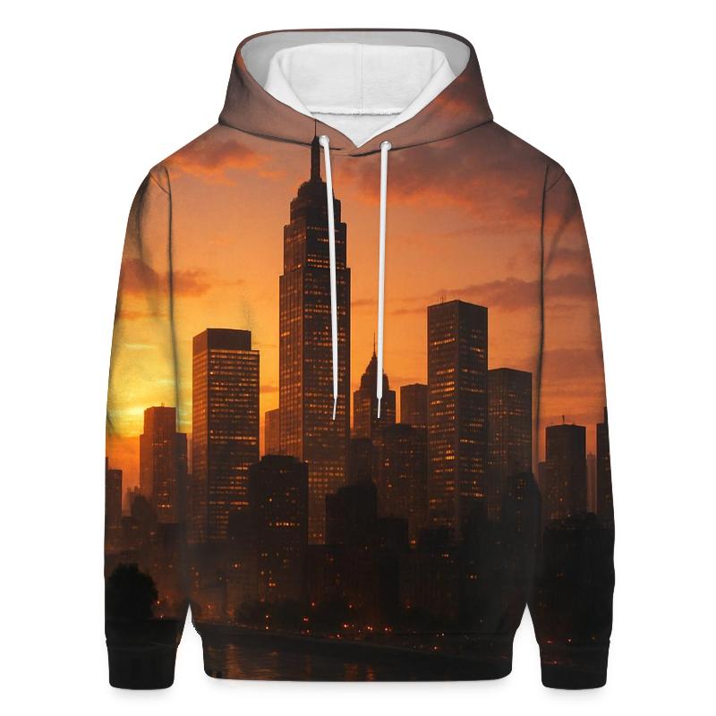 Amber City Afterglow embroidered hoodies