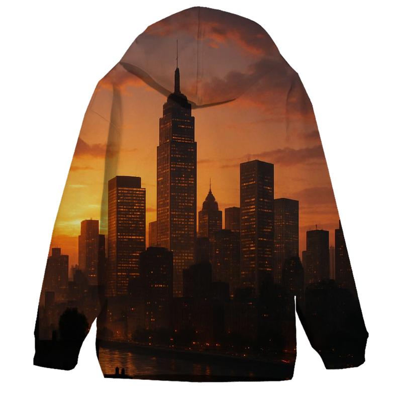 Amber City Afterglow embroidered hoodies