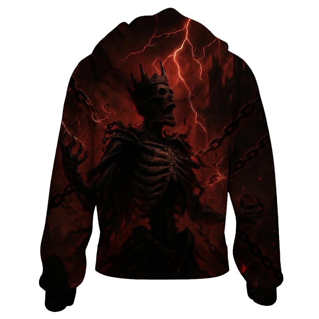 Nocturne Of The Chainbound King zip-up hoodies