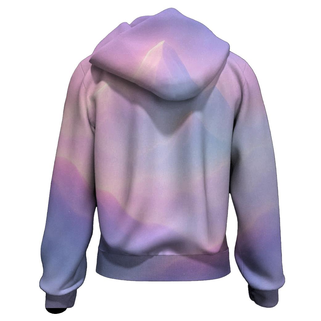 Pastel Vapor Peaks custom hoodies