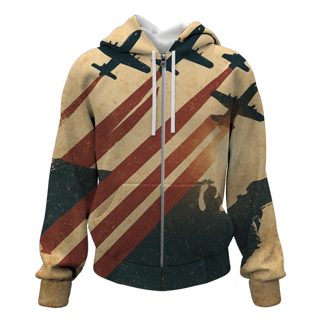 Honor Flight Formation hoodies fashion