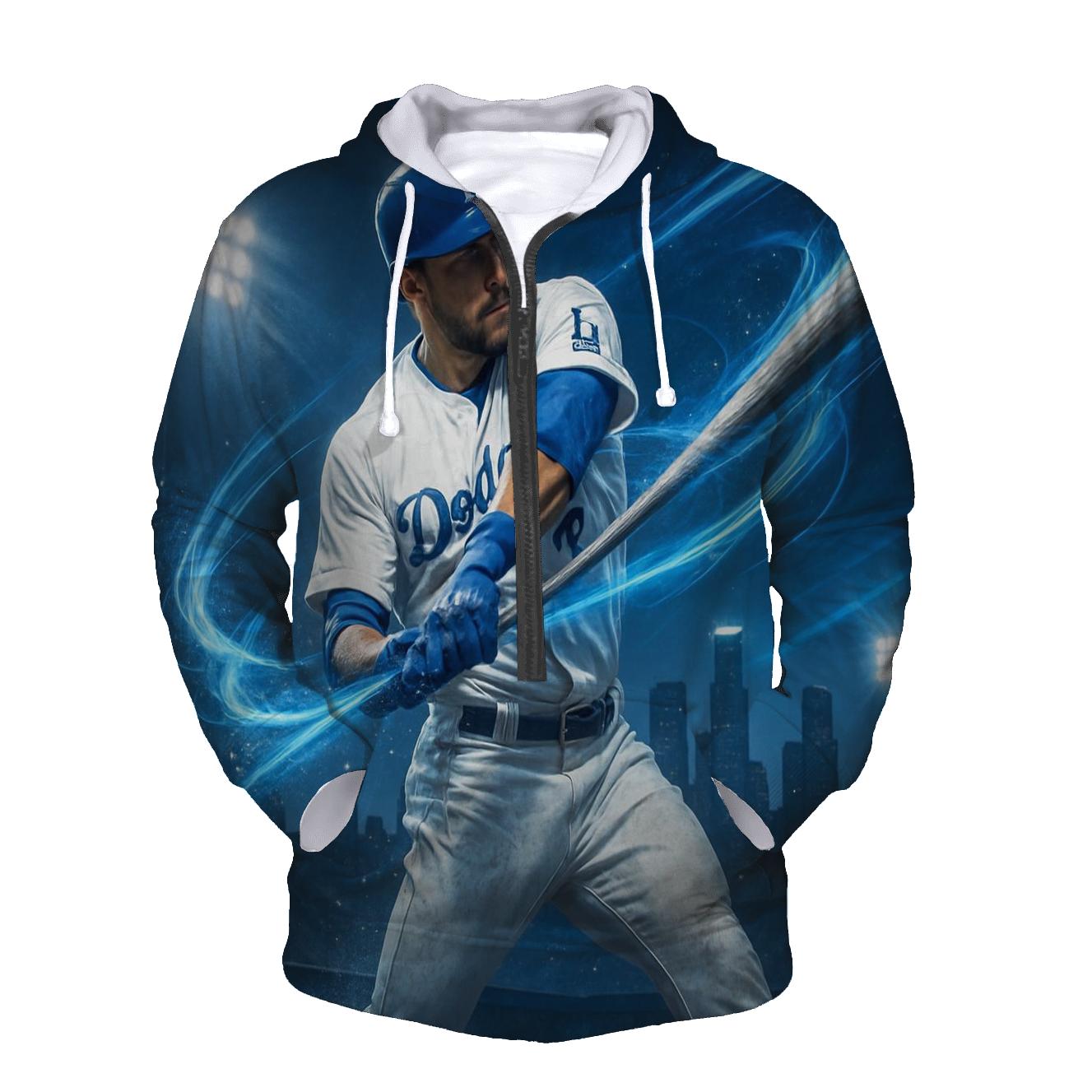Blue Flame Swing zip-up hoodies