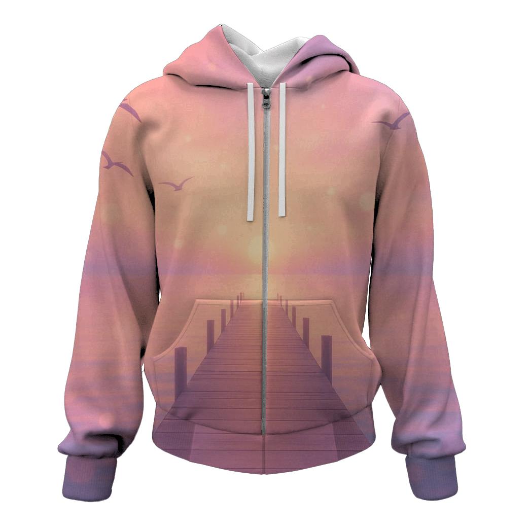 Lavender Pier Noonfall pullover hoodies