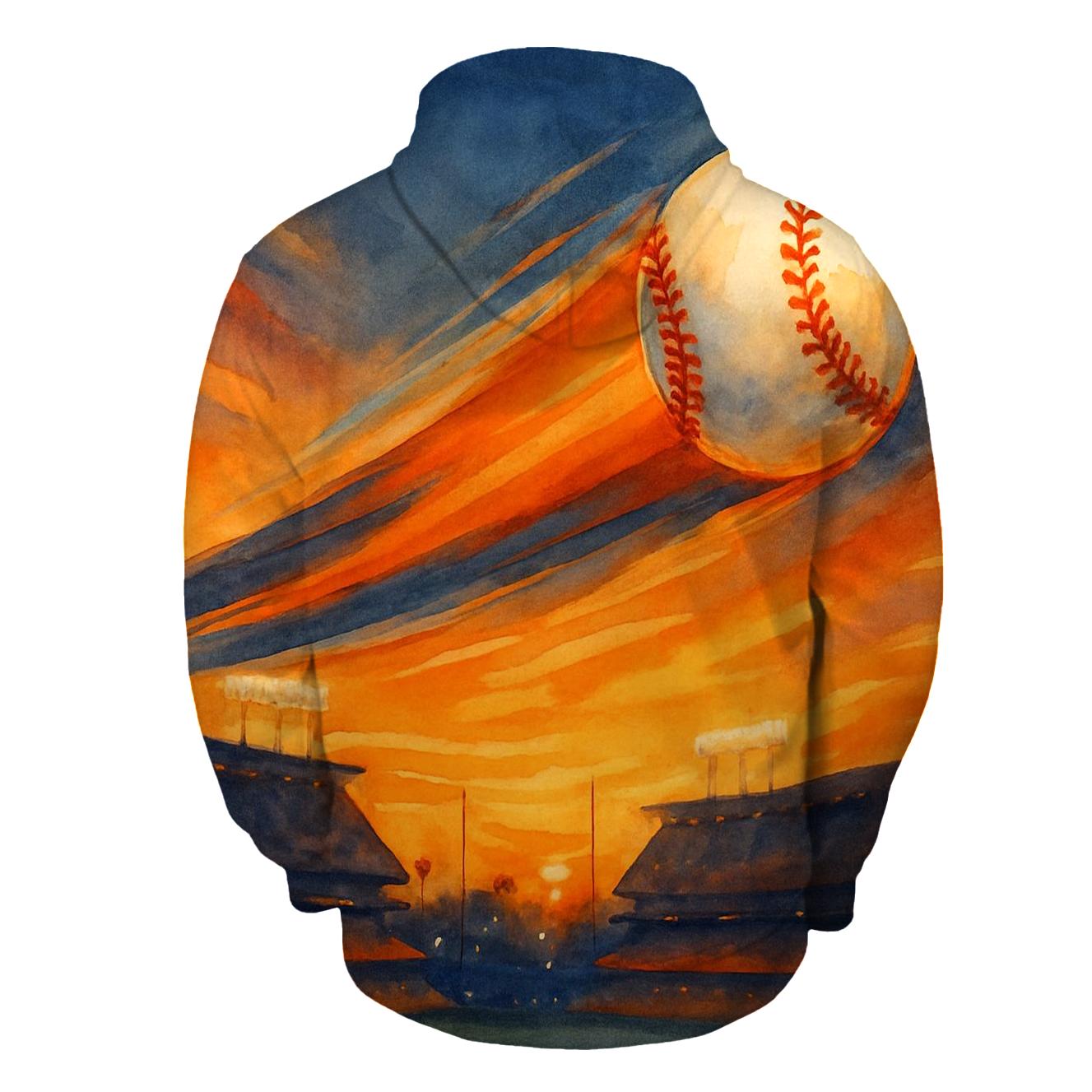 Sunset Home Run Arc hoodie trends