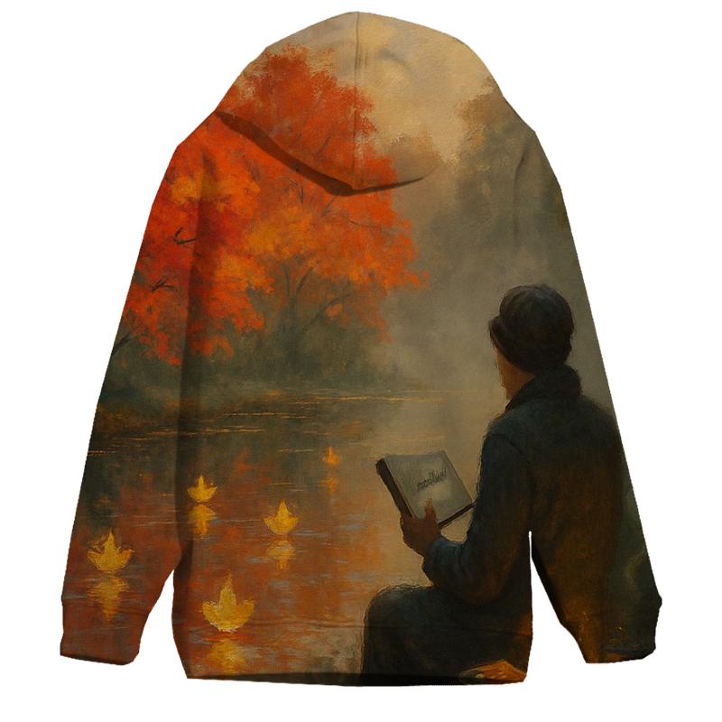 Maple Lantern Reflection graphic hoodies