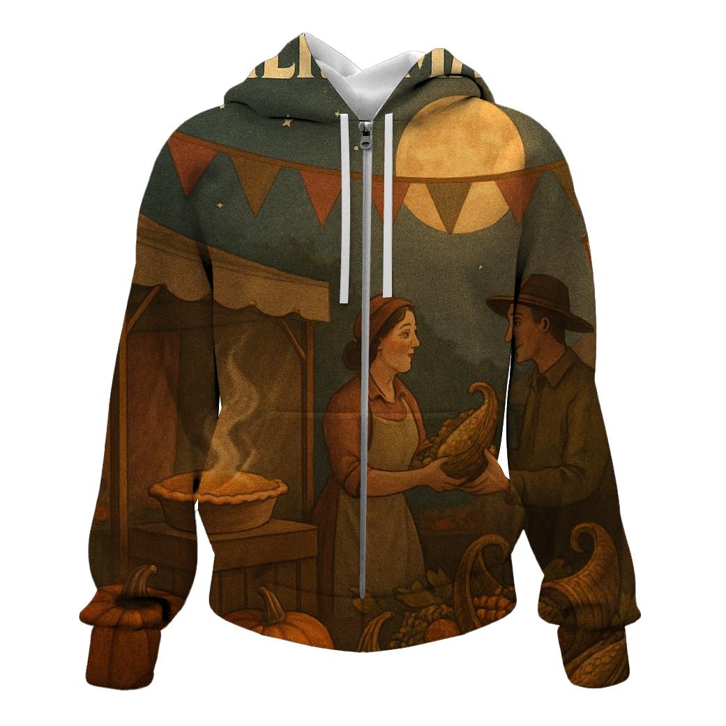 Pumpkin Moon Market pullover hoodies