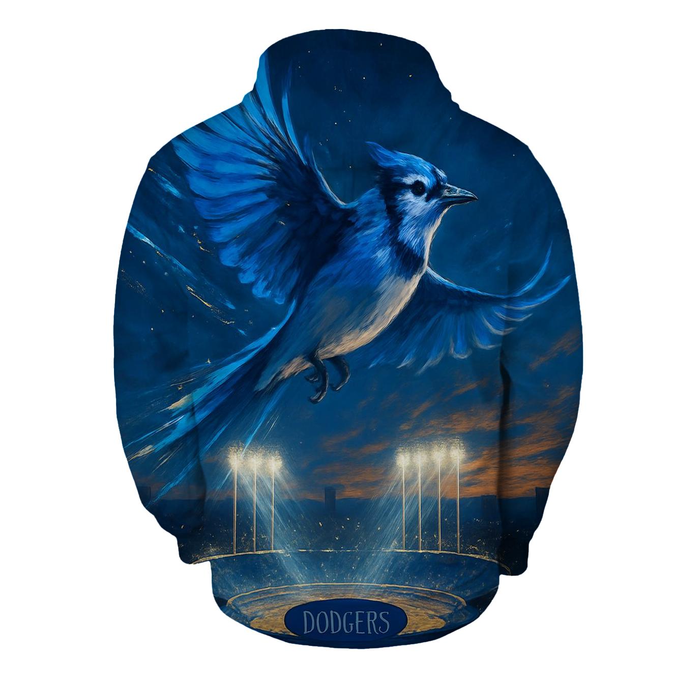 Blue Jay Stadium Soar graphic hoodies