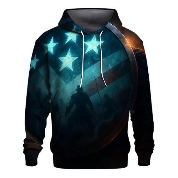 Shield Of Stars Formation pullover hoodies