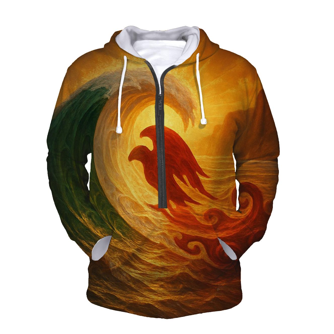 Aztec Tide zip-up hoodies